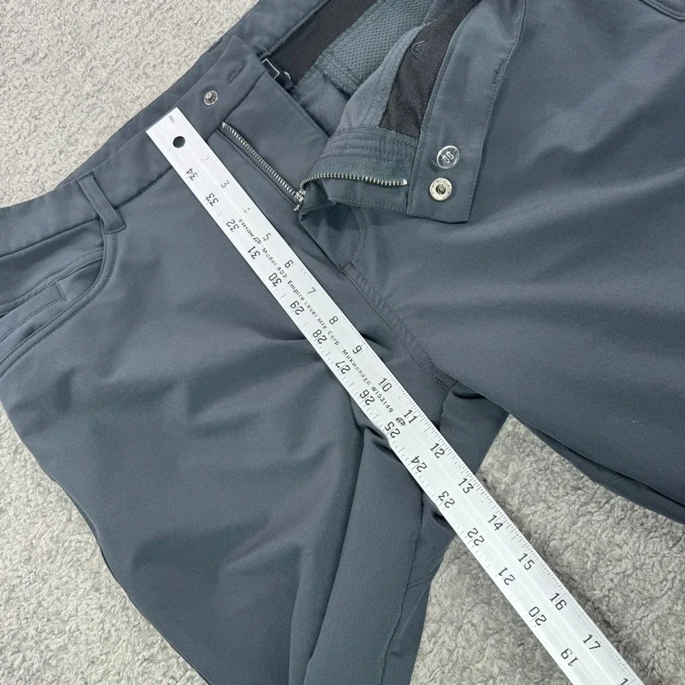 Kyodan Outdoor Mens Performance Pants Charcoal Gray Stretch Hiking Golf Size 36